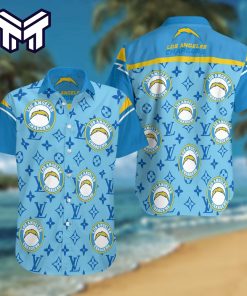 NFL Los Angeles Chargers Hawaiian Symbol Louis Vuitton Hawaiian Shirt And Short