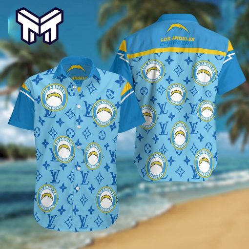 NFL Los Angeles Chargers Hawaiian Symbol Louis Vuitton Hawaiian Shirt And Short