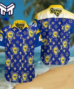 NFL Los Angeles Rams Hawaiian Symbol Louis Vuitton Hawaiian Shirt And Short