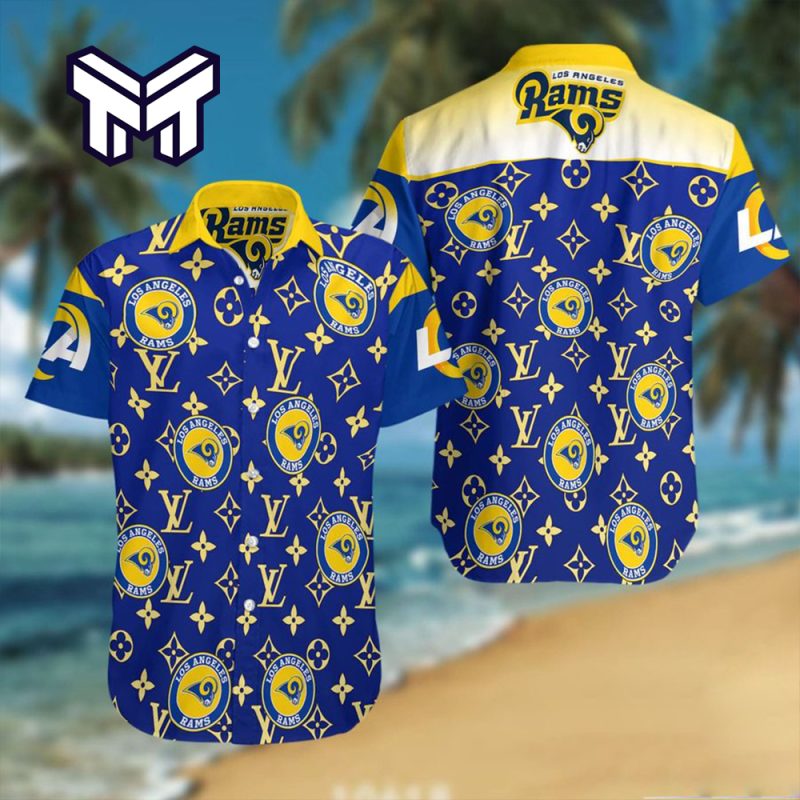 Los Angeles Rams NFLVintage US Flag Hawaiian Shirt And Shorts