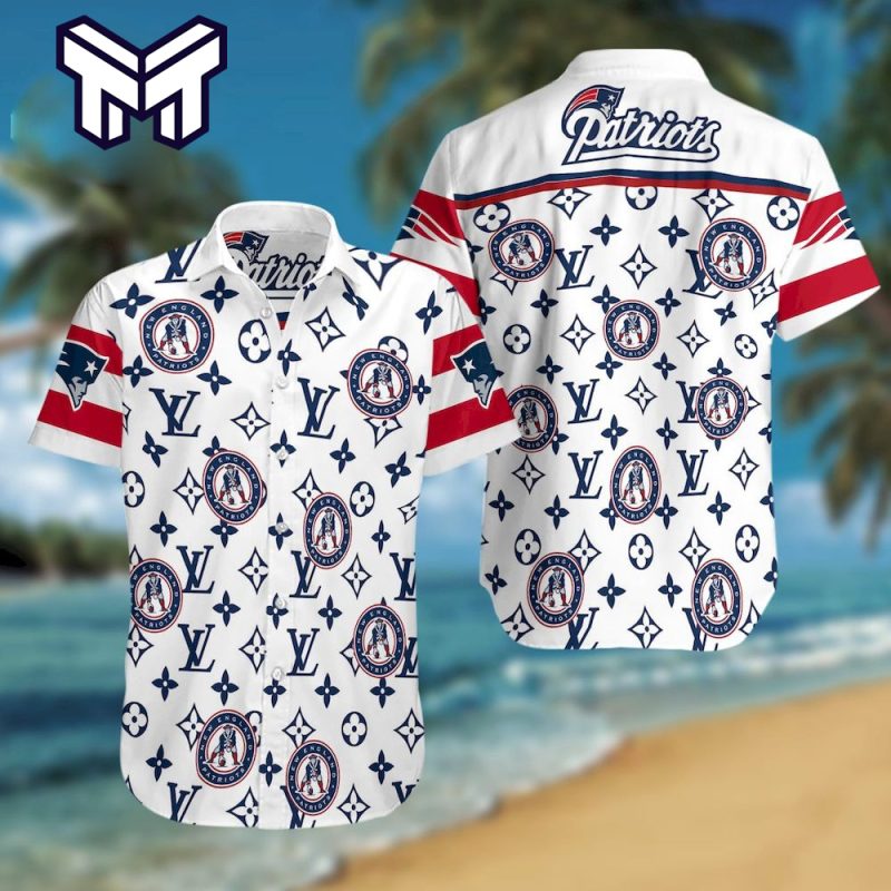 NFL New England Patriots Hawaiian Symbol Louis Vuitton Hawaiian Shirt