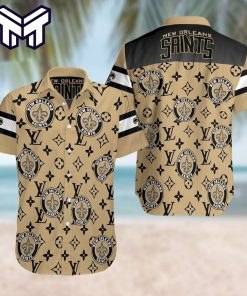 NFL New Orleans Saints Hawaiian Symbol Louis Vuitton Hawaiian Shirt