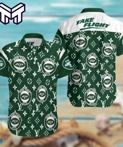 NFL New York Jets Hawaiian Symbol Louis Vuitton Hawaiian Shirt