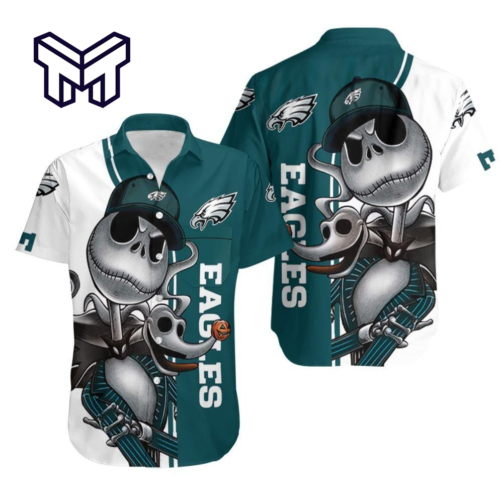 Philadelphia Eagles NFL Baseball Tropical Flower Baseball Jersey Shirt