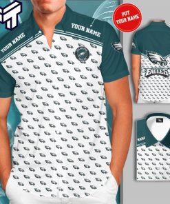 NFL Philadelphia Eagles Hawaiian Personalized PE Short Sleeve Dress Hawaiian Shirt And Short