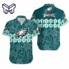 NFL Philadelphia Eagles Hawaiian Shirt Men's Summer Casual Button Down Hawaiian Shirt And Short