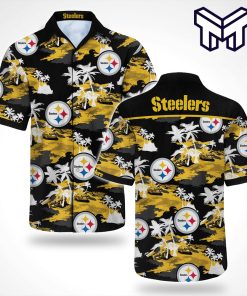 NFL Pittsburgh Steelers Hawaiian Pittsburgh Steelers Authentic Hawaiian Shirt And Short
