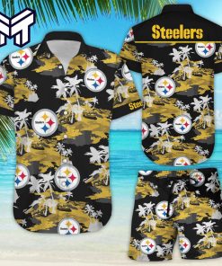 NFL Pittsburgh Steelers Hawaiian Pittsburgh Steelers Hawaiian Shirt And Short