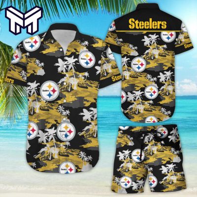 NFL Pittsburgh Steelers Hawaiian Pittsburgh Steelers Hawaiian Shirt And Short