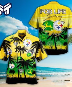 NFL Pittsburgh Steelers Hawaiian Pittsburgh Steelers Nfl John Deere Nfl Hawaiian Shirt For Fans