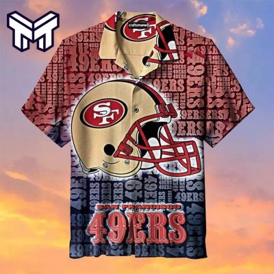 NFL San Francisco 49ers Hawaiian Shirt NFL Hawaiian Graphic Print Short Sleeve Hawaiian Shirt