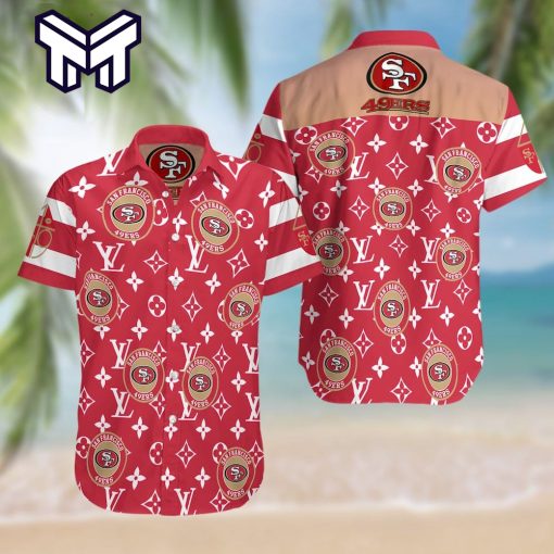 NFL San Francisco 49ers Hawaiian Symbol Louis Vuitton Hawaiian Shirt
