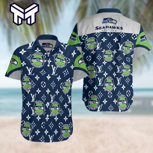 NFL Seattle Seahawks Symbol Hawaiian Louis Vuitton Hawaiian Shirt