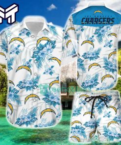 Nfl Los Angeles Hawaiian Shirt Chargers Hawaiian Shirt And Short