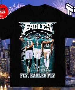 PHILADELPHIA EAGLES Aj Brown Jalen Hurts Devonta Smith T Shirt Gift For Fans