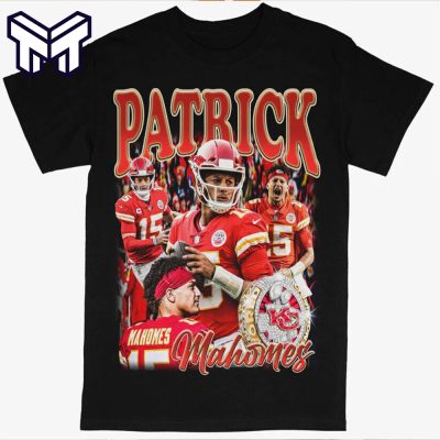 Patrick Mahomes Kansas City Chiefs NFL Football Black T-Shirt Gift Men Women HOT