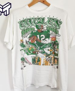 Philadelphia Eagles Shirt Vintage Super Bowl NFL Sport Football White Cotton Tee