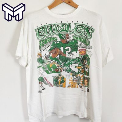 Philadelphia Eagles Shirt Vintage Super Bowl NFL Sport Football White Cotton Tee