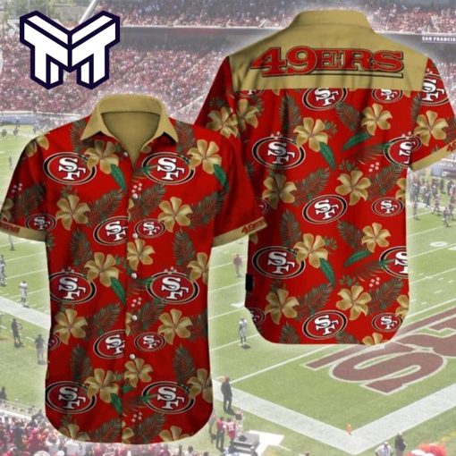 San Francisco 49ers Hawaiian Football Hawaiian Graphic Print Short Sleeve Hawaiian Shirt