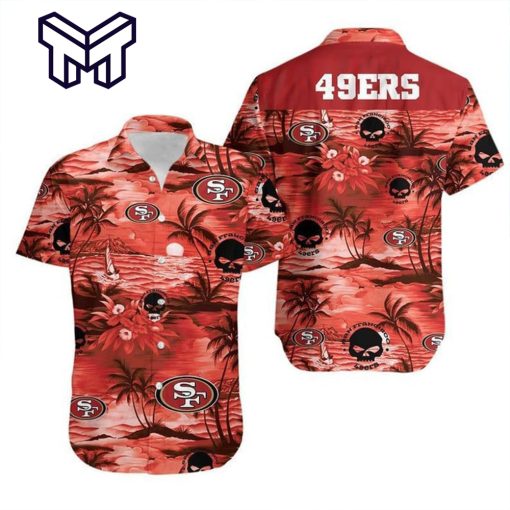 San Francisco 49ers Hawaiian NFL Football Hawaiian Graphic Print Short Sleeve Hawaiian Shirt
