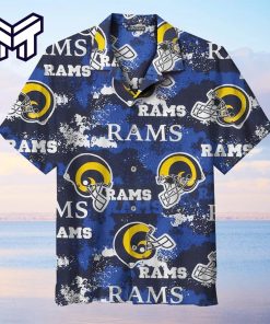 The Los Angeles Rams Hawaiian NFL Hawaiian Print Unisex Short Sleeve Hawaiian Shirt