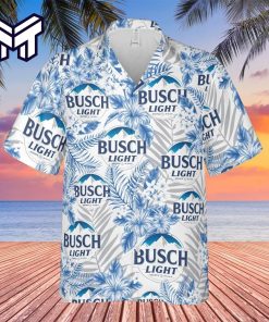 Busch Light Unisex Hawaiian Shirt, Busch Latte Beer Button Up Shirt, Short-Sleeve Beer Hawaiian Shirt, Gift for Him, Funny party Beer tee