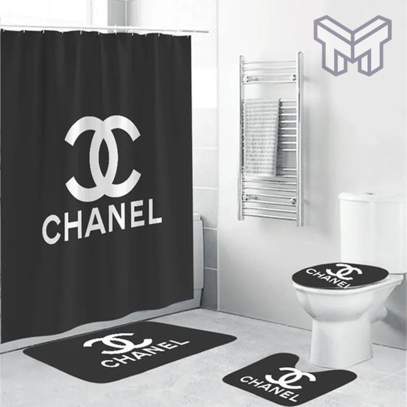 Chanel Premium Fashion Luxury Brand Bathroom Set Home Decor Shower
