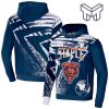 Chicago Bears NFL All Over Print Pullover Unisex 3D Hoodie 3D T-Shirt Zip 3D Hoodie - Navy