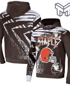 Cleveland Browns NFL All Over Print Pullover Unisex 3D Hoodie 3D T-Shirt Zip 3D Hoodie - Brown