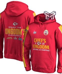 Enjoy The Kingdom's Successes Kansas City Chiefs Super Bowl Champion 2023 Unisex 3D Hoodie 3D T-Shirt Zip 3D Hoodie