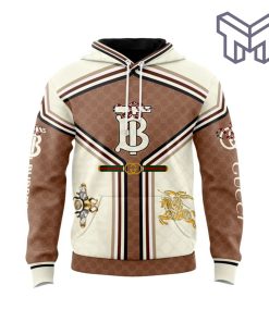 Gucci Burberry Snake Unisex 3D Hoodie 3D T-Shirt Zip 3D Hoodie Outfit For Men Women Luxury Brand Clothing