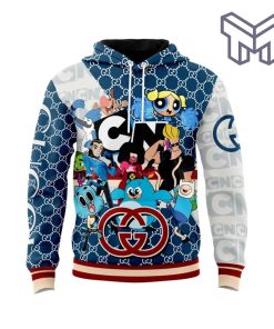 Gucci Cartoon Network Characters Unisex 3D Hoodie 3D T-Shirt Zip 3D Hoodie Outfit For Men Women Luxury Brand Clothing Special Gift