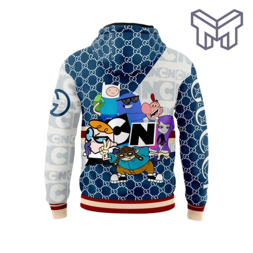 Gucci Cartoon Network Characters Unisex 3D Hoodie 3D T-Shirt Zip 3D Hoodie Outfit For Men Women Luxury Brand Clothing Special Gift