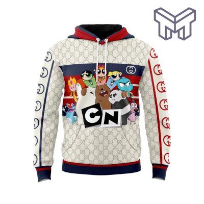 Gucci Cartoon Network Unisex 3D Hoodie 3D T-Shirt Zip 3D Hoodie Outfit For Men Women Luxury Brand Clothing Special Gift