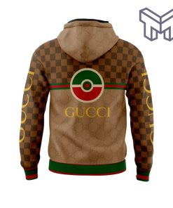 Gucci Cute Pokemon Brown Unisex 3D Hoodie 3D T-Shirt Zip 3D Hoodie Outfit For Men Women Luxury Brand Clothing Special Gift1