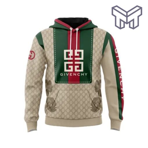 Gucci Givenchy Snake Red Green Beige Unisex 3D Hoodie 3D T-Shirt Zip 3D Hoodie Outfit For Men Women Luxury Brand Clothing