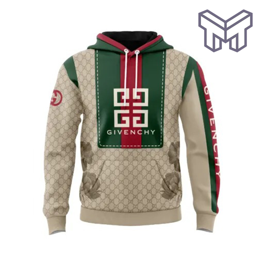 Gucci Givenchy Snake Red Green Beige Unisex 3D Hoodie 3D T-Shirt Zip 3D Hoodie  Outfit For Men Women Luxury Brand Clothing - Muranotex Store