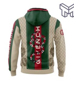 Gucci Givenchy Snake Red Green Beige Unisex 3D Hoodie 3D T-Shirt Zip 3D Hoodie Outfit For Men Women Luxury Brand Clothing1