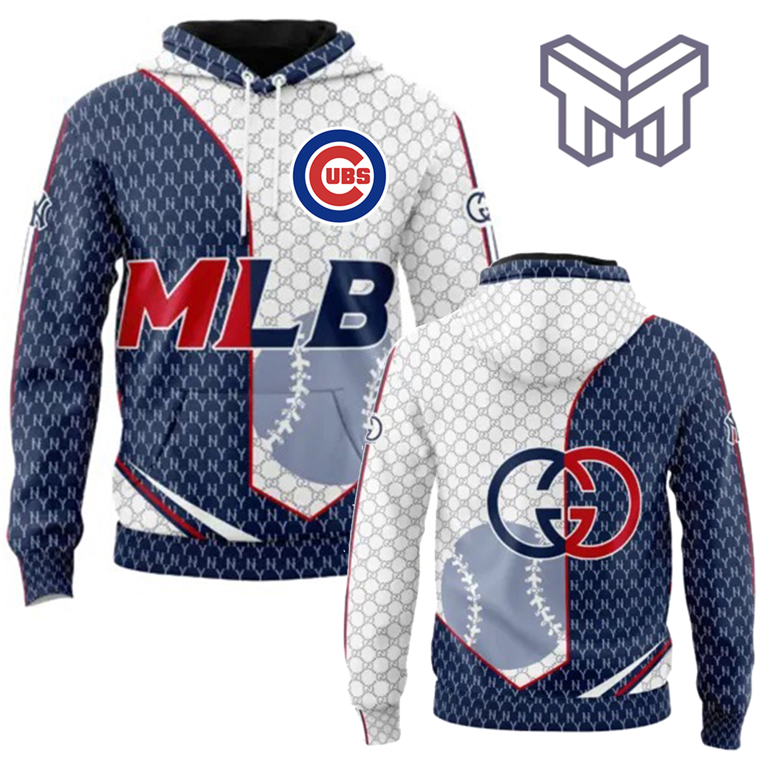 Chicago Cubs Hoodie 3D All Over Print Hoodie Gift For Fan Mlb - T