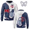 Gucci MLB Minnesota Twins Navy White Unisex 3D Hoodie 3D T-Shirt Zip 3D Hoodie Outfit For Men Women Luxury Brand Clothing