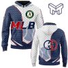 Gucci MLB Oakland Athletics Navy White Unisex 3D Hoodie 3D T-Shirt Zip 3D Hoodie Outfit For Men Women Luxury Brand Clothing