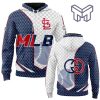 Gucci MLB St.Louis Cardinals Navy White Unisex 3D Hoodie 3D T-Shirt Zip 3D Hoodie Outfit For Men Women Luxury Brand Clothing