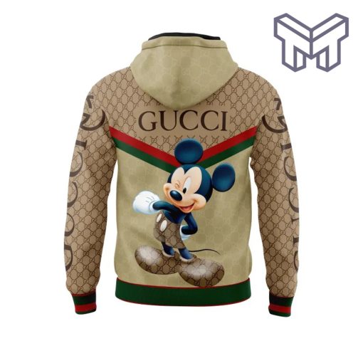 Gucci Mickey Mouse Disney Unisex 3D Hoodie 3D T-Shirt Zip 3D Hoodie Outfit For Men Women Luxury Brand Clothing Special Gift1