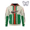 Gucci Nike Just Do It Green Beige Unisex 3D Hoodie 3D T-Shirt Zip 3D Hoodie Outfit For Men Women Luxury Brand Clothing