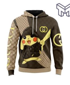 Gucci Pokemon Unisex 3D Hoodie 3D T-Shirt Zip 3D Hoodie Outfit For Men Women Luxury Brand Clothing