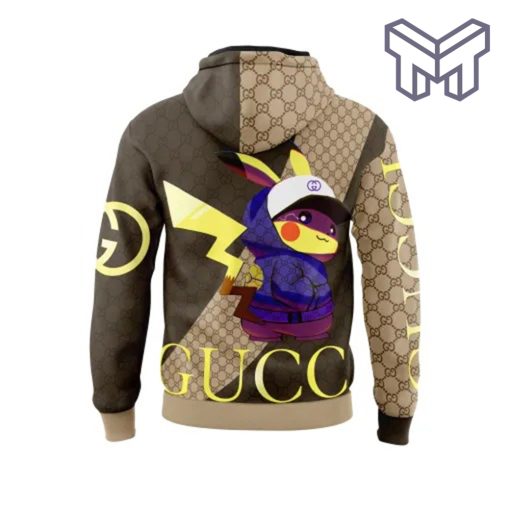 Gucci Pokemon Unisex 3D Hoodie 3D T-Shirt Zip 3D Hoodie Outfit For Men Women Luxury Brand Clothing1