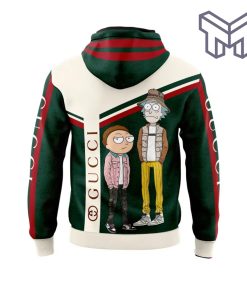 Gucci Rick And Morty Green Unisex 3D Hoodie 3D T-Shirt Zip 3D Hoodie Outfit For Men Women Luxury Brand Clothing Special Gift1