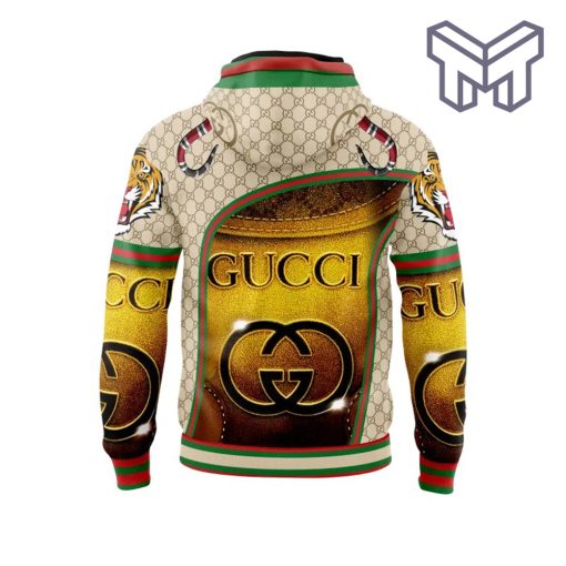 Gucci Rick And Morty Tiger Snake Golden Unisex 3D Hoodie 3D T-Shirt Zip 3D Hoodie Outfit For Men Women Luxury Brand Clothing Special Gift1