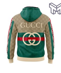 Gucci Sonic Beige Green Unisex Hoodie Outfit For Men Women Luxury Brand Clothing Special Gift1