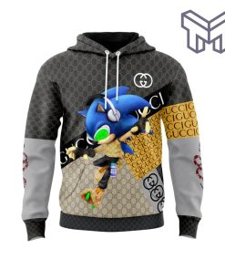 Gucci Sonic Unisex 3D Hoodie 3D T-Shirt Zip 3D Hoodie Outfit For Men Women Luxury Brand Clothing Special Gift